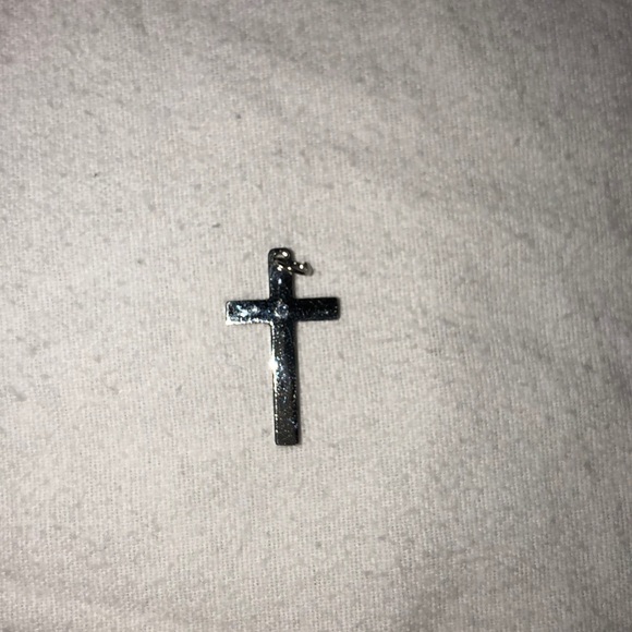 Stainless Steel Cross Pendant with necklace hook - Picture 3 of 3